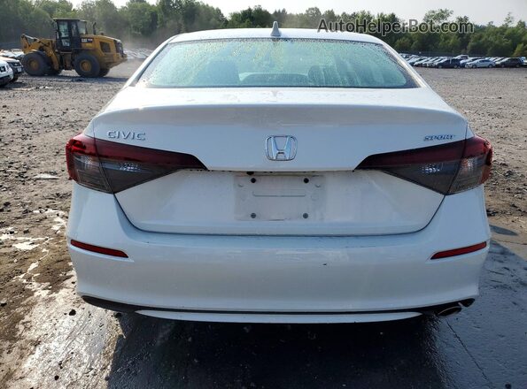 2HGFE2F56SH563371 2025 HONDA CIVIC White Հետևի տեսք