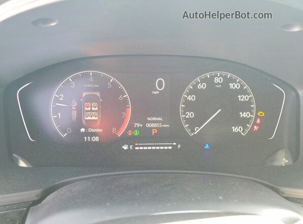 2HGFE2F56SH591946 2025 HONDA CIVIC Gray Instrument cluster view