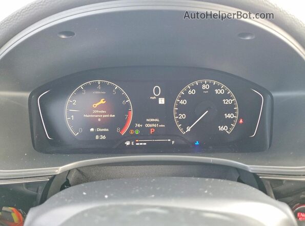2HGFE2F56TH501230 2026 HONDA CIVIC Black Instrument cluster view