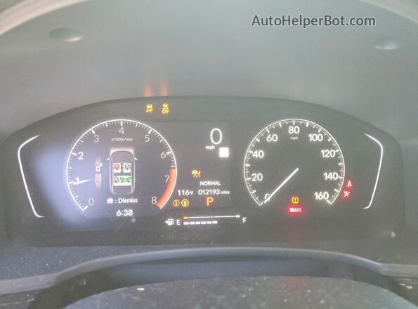 2HGFE2F56TH523888 2026 HONDA CIVIC Red Սարքավորումների վահանակի տեսք