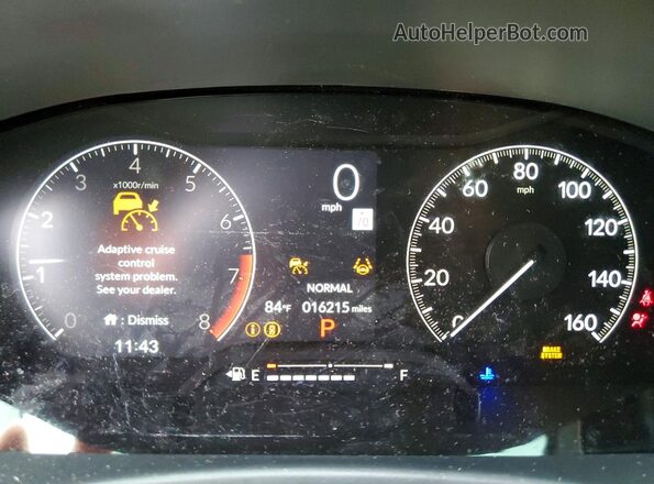 2HGFE2F56TH554137 2026 HONDA CIVIC Black Vista del cuadro de instrumentos