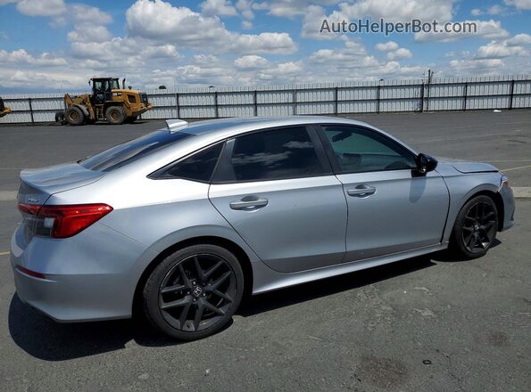 2HGFE2F57NH506097 2022 HONDA CIVIC Silver უკანა მარჯვენა