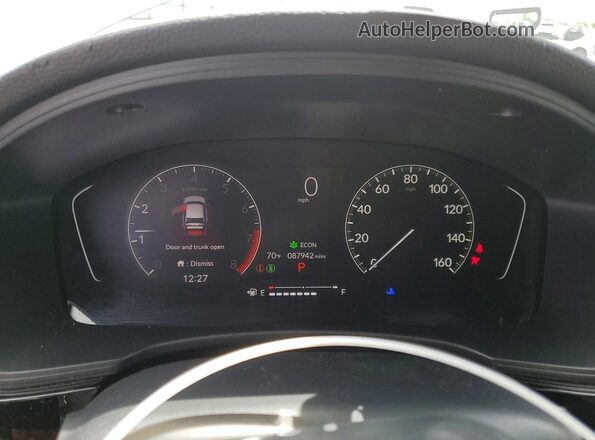2HGFE2F57NH506097 2022 HONDA CIVIC Silver ხელსაწყოთა პანელის ხედი