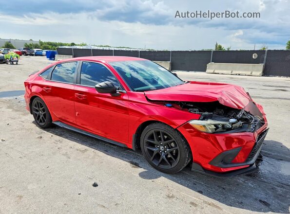 2HGFE2F57NH533557 2022 HONDA CIVIC Red Առջևի աջ