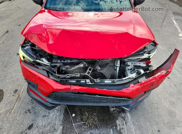 2HGFE2F57NH533557 2022 HONDA CIVIC Red Սալոնի հետևի տեսք