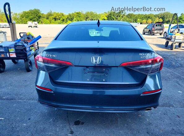 2HGFE2F57NH533753 2022 HONDA CIVIC Gray Հետևի տեսք