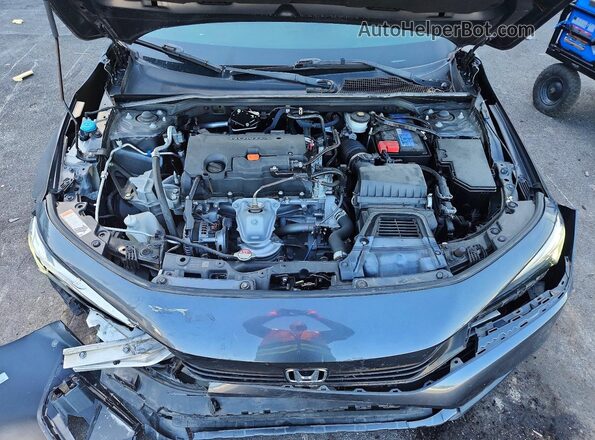 2HGFE2F57NH533753 2022 HONDA CIVIC Gray Սալոնի հետևի տեսք