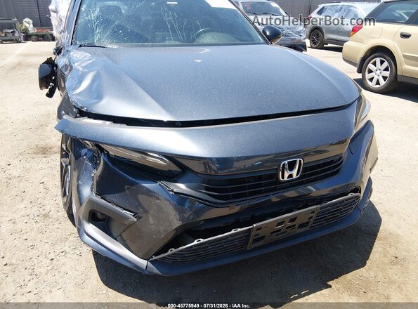 2HGFE2F57NH548933 2022 HONDA CIVIC Gray Դիմացի տեսք