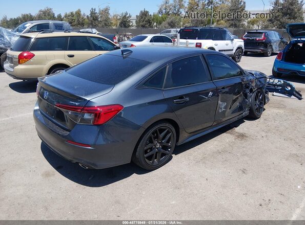 2HGFE2F57NH548933 2022 HONDA CIVIC Gray Հետևի աջ