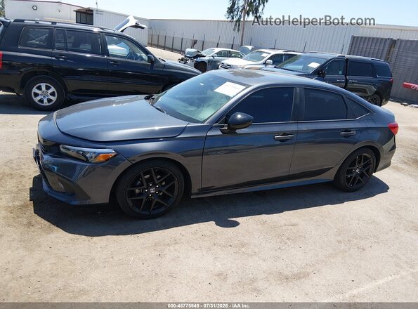 2HGFE2F57NH548933 2022 HONDA CIVIC Gray 