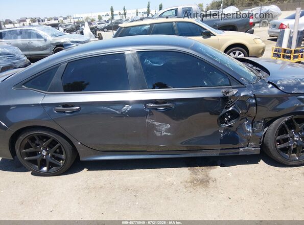 2HGFE2F57NH548933 2022 HONDA CIVIC Gray Սալոնի 360 աստիճան տեսք