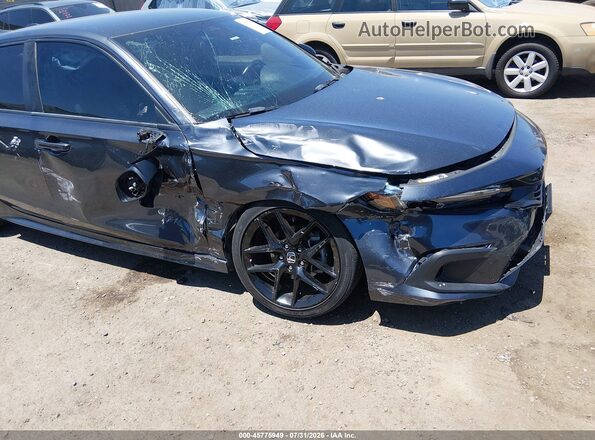 2HGFE2F57NH548933 2022 HONDA CIVIC Gray Սարքավորումների վահանակի տեսք