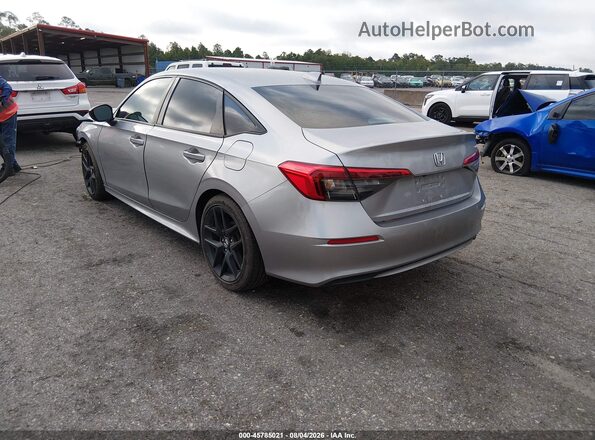 2HGFE2F57NH594424 2022 HONDA CIVIC Серебряный Задняя левая четверть