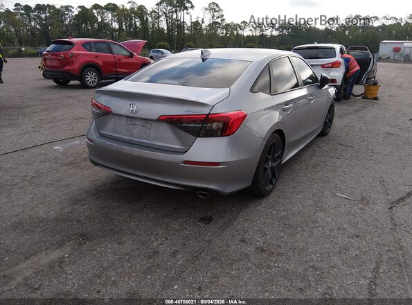 2HGFE2F57NH594424 2022 HONDA CIVIC Серебряный Задняя правая четверть