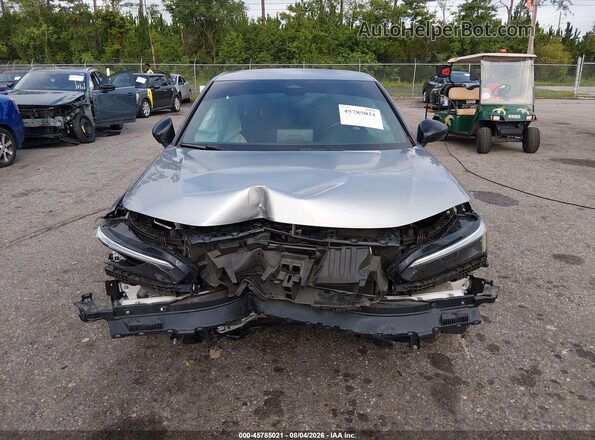2HGFE2F57NH594424 2022 HONDA CIVIC Серебряный Вид щитка приборов