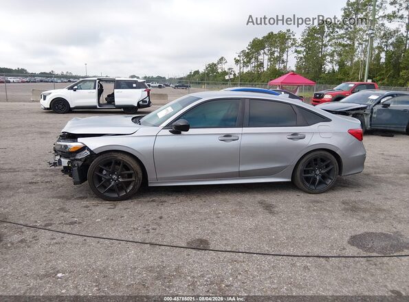 2HGFE2F57NH594424 2022 HONDA CIVIC Серебряный Панорамный вид салона 360°