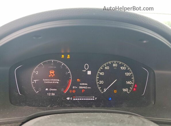 2HGFE2F57NH594584 2022 HONDA CIVIC Silver Սարքավորումների վահանակի տեսք