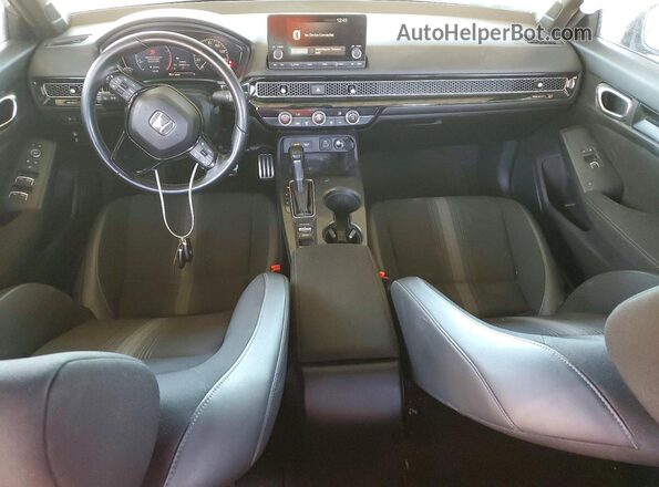 2HGFE2F57NH609844 2022 HONDA CIVIC Серебряный Вид панели приборов