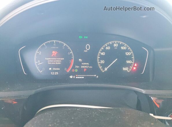 2HGFE2F57NH609844 2022 HONDA CIVIC Серебряный Вид щитка приборов