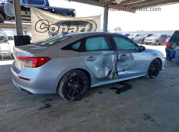 2HGFE2F57NH609844 2022 HONDA CIVIC Серебряный Задняя правая четверть