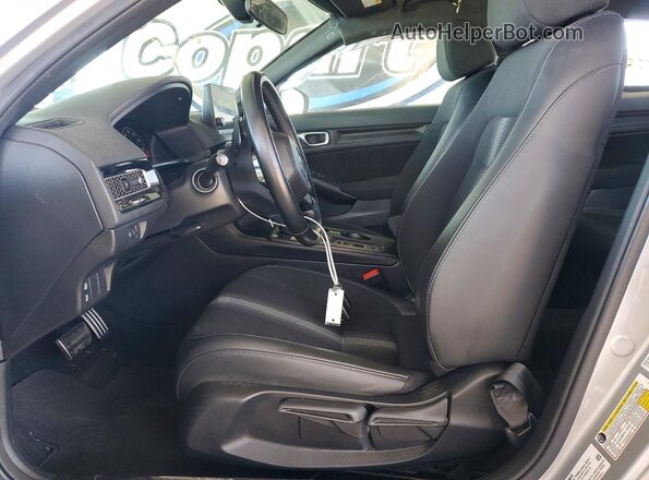 2HGFE2F57NH609844 2022 HONDA CIVIC Серебряный Вид салона спереди