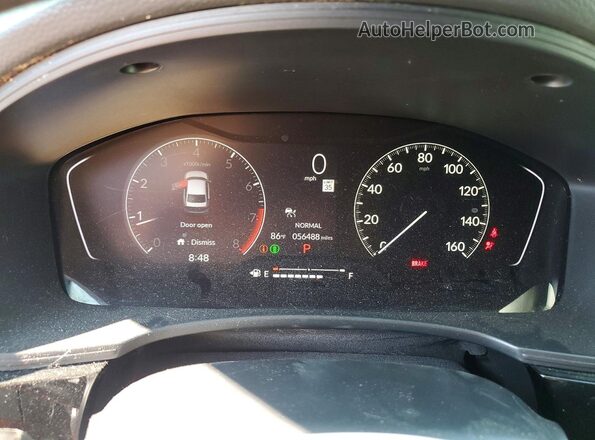 2HGFE2F57PH507494 2023 HONDA CIVIC Black ხელსაწყოთა პანელის ხედი