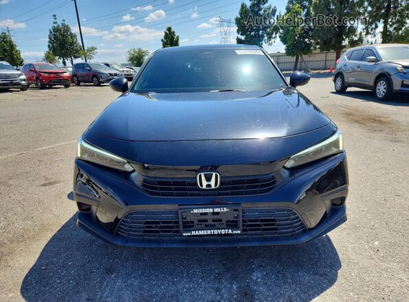 2HGFE2F57PH529320 2023 HONDA CIVIC Black Widok z przodu