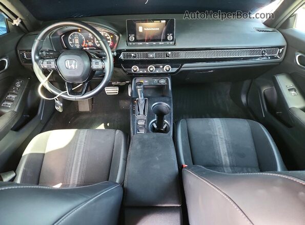 2HGFE2F57PH529320 2023 HONDA CIVIC Black Widok deski rozdzielczej