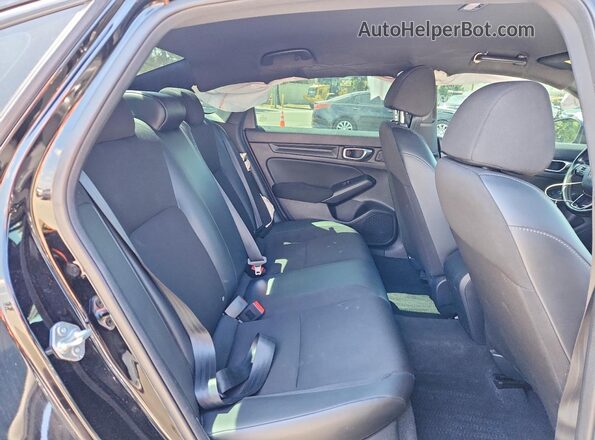 2HGFE2F57PH529320 2023 HONDA CIVIC Black Widok tylnych siedzeń