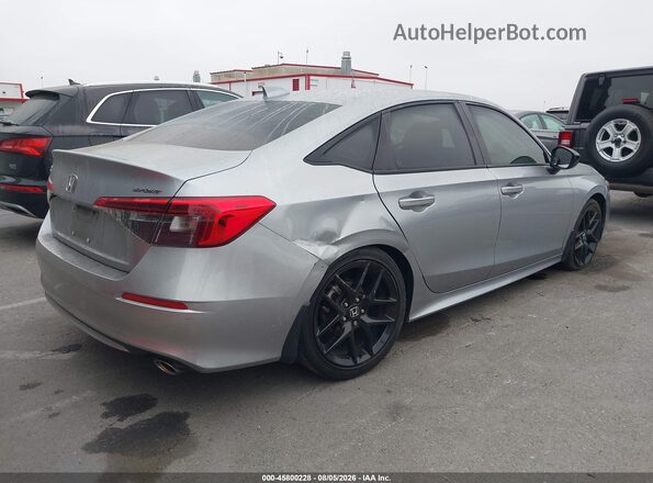 2HGFE2F57PH561457 2023 HONDA CIVIC Silver Հետևի աջ