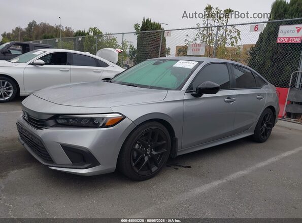 2HGFE2F57PH561457 2023 HONDA CIVIC Silver Սալոնի 360 աստիճան տեսք
