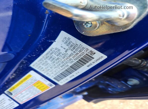 2HGFE2F57RH547836 2024 HONDA CIVIC Blue Engine compartment view