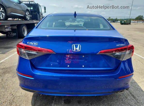 2HGFE2F57RH547836 2024 HONDA CIVIC Blue Rear view