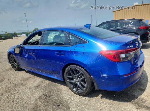 2HGFE2F57RH547836 2024 HONDA CIVIC Blue Rear left