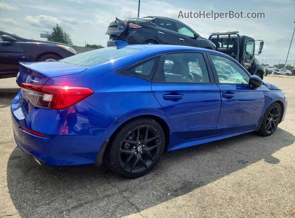 2HGFE2F57RH547836 2024 HONDA CIVIC Blue Rear right
