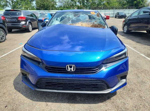 2HGFE2F57RH547836 2024 HONDA CIVIC Blue Front view