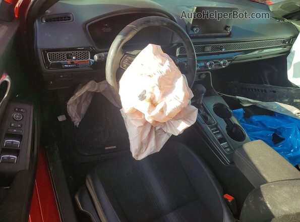2HGFE2F57SH501672 2025 HONDA CIVIC Red Вид панелі приладів