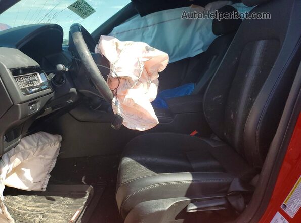 2HGFE2F57SH501672 2025 HONDA CIVIC Red Вид салону спереду