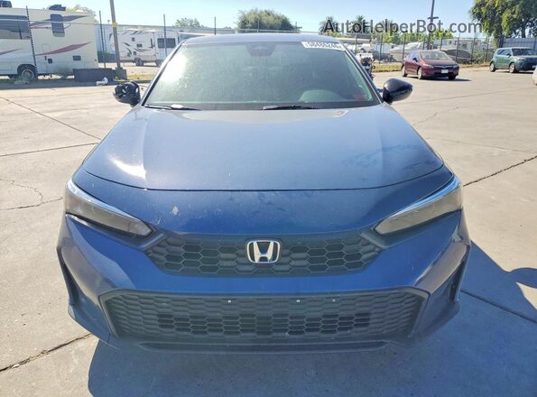 2HGFE2F57SH563699 2025 HONDA CIVIC Blue Vista frontal