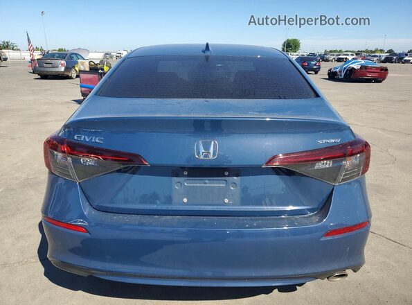 2HGFE2F57SH563699 2025 HONDA CIVIC Blue Vista trasera