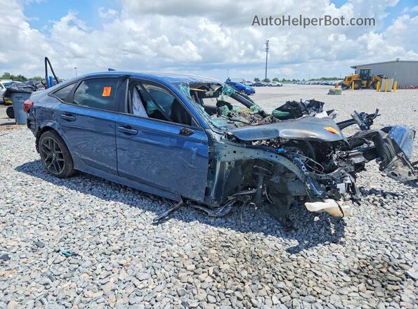 2HGFE2F57SH588361 2025 HONDA CIVIC Blue Przód prawy