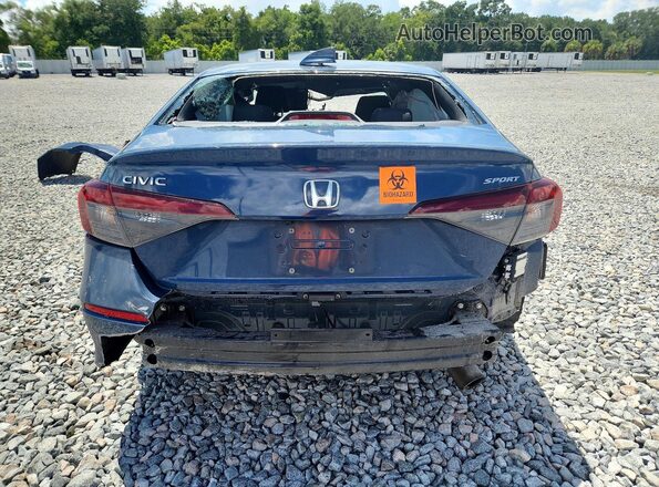 2HGFE2F57SH588361 2025 HONDA CIVIC Blue Widok z tyłu