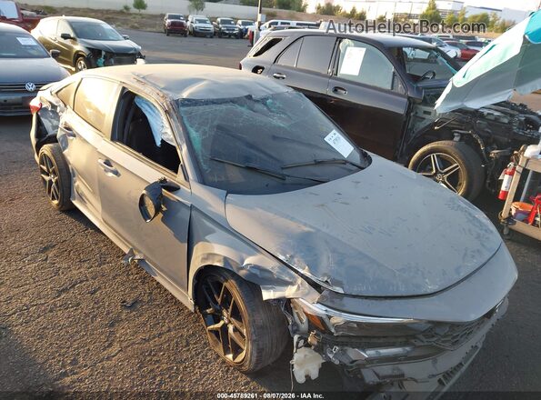 2HGFE2F57SH602131 2025 HONDA CIVIC Gray Դիմացի տեսք