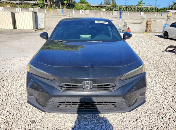 2HGFE2F58NH505007 2022 HONDA CIVIC Black წინა ხედი