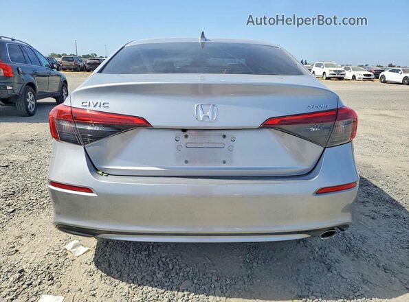 2HGFE2F58NH519909 2022 HONDA CIVIC Silver Հետևի տեսք
