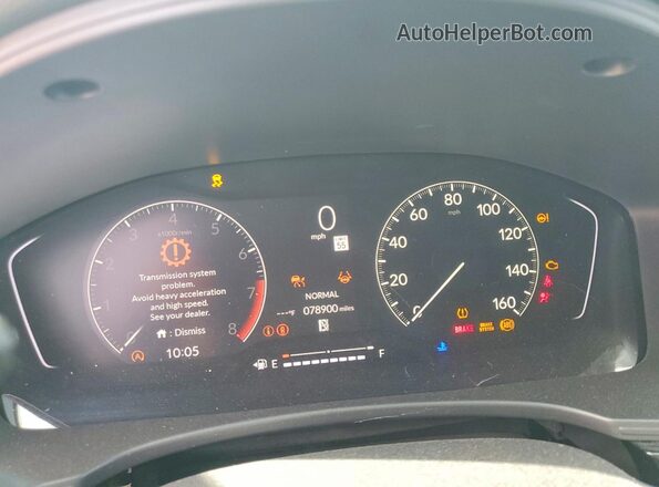 2HGFE2F58NH519909 2022 HONDA CIVIC Silver Սարքավորումների վահանակի տեսք