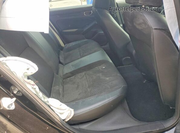 2HGFE2F58NH521997 2022 HONDA CIVIC Black Vista de los asientos traseros