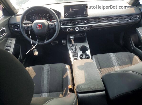 2HGFE2F58NH521997 2022 HONDA CIVIC Black Vista del salpicadero