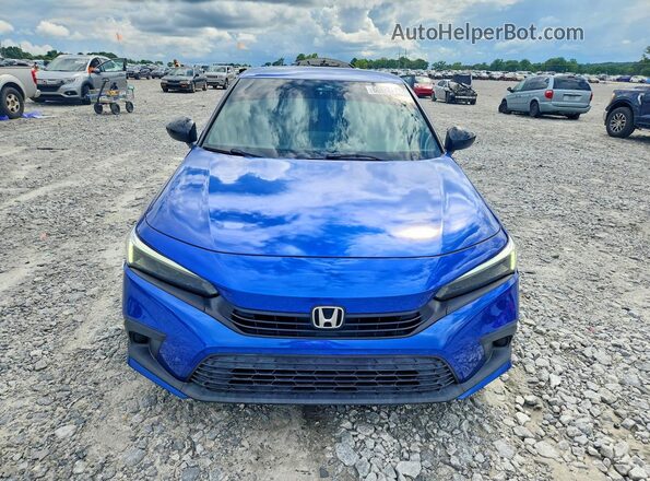 2HGFE2F58NH531042 2022 HONDA CIVIC Blue Front view