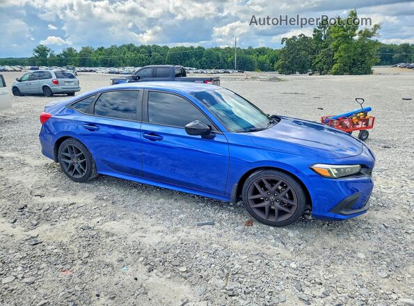 2HGFE2F58NH531042 2022 HONDA CIVIC Blue Front right